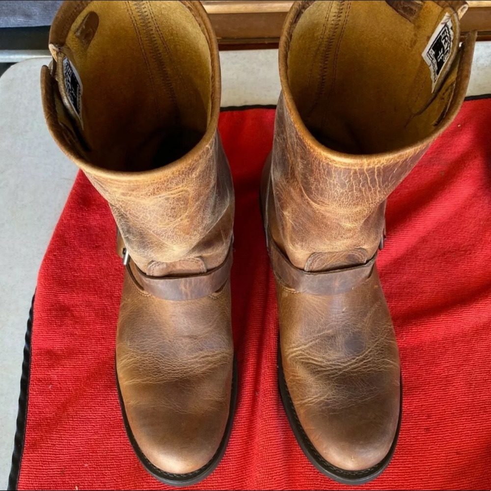 Frye engineer boots